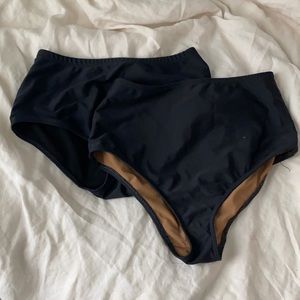 2 Nu Swim Black Bottoms